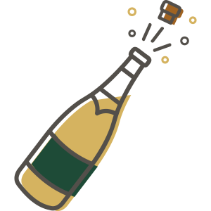 Entrée SOLO (dîner + soirée + vestiaire) avec 1 bouteille de CHAMPAGNE OFFERTE